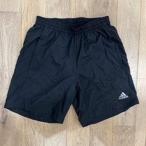 NWT Black Adidas run it shorts size small